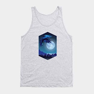 Raven Moon Hex Frame Tank Top